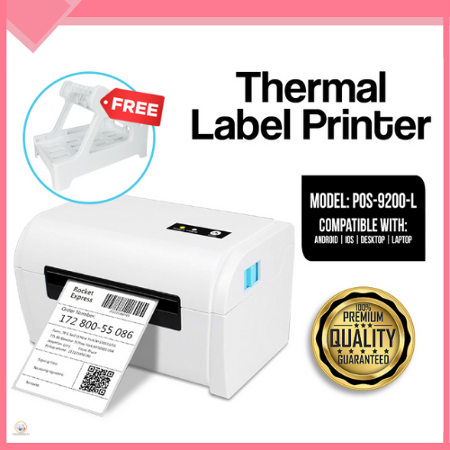 POS9200L USB + Bluetooth Waybill Thermal Label Printer A6 (FREE Label