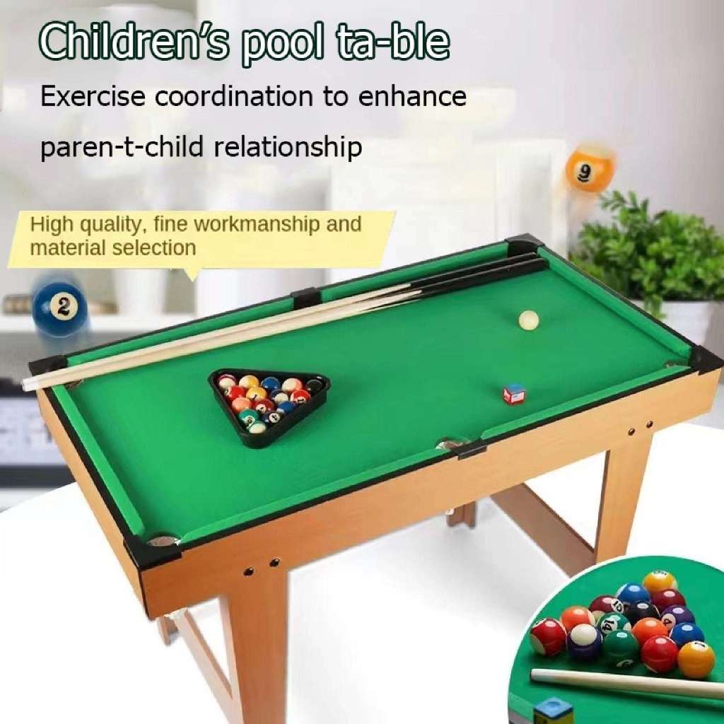 HLC 20 Inch Mini Pool Table Top, Small Billiard Table,Wooden Tabletop