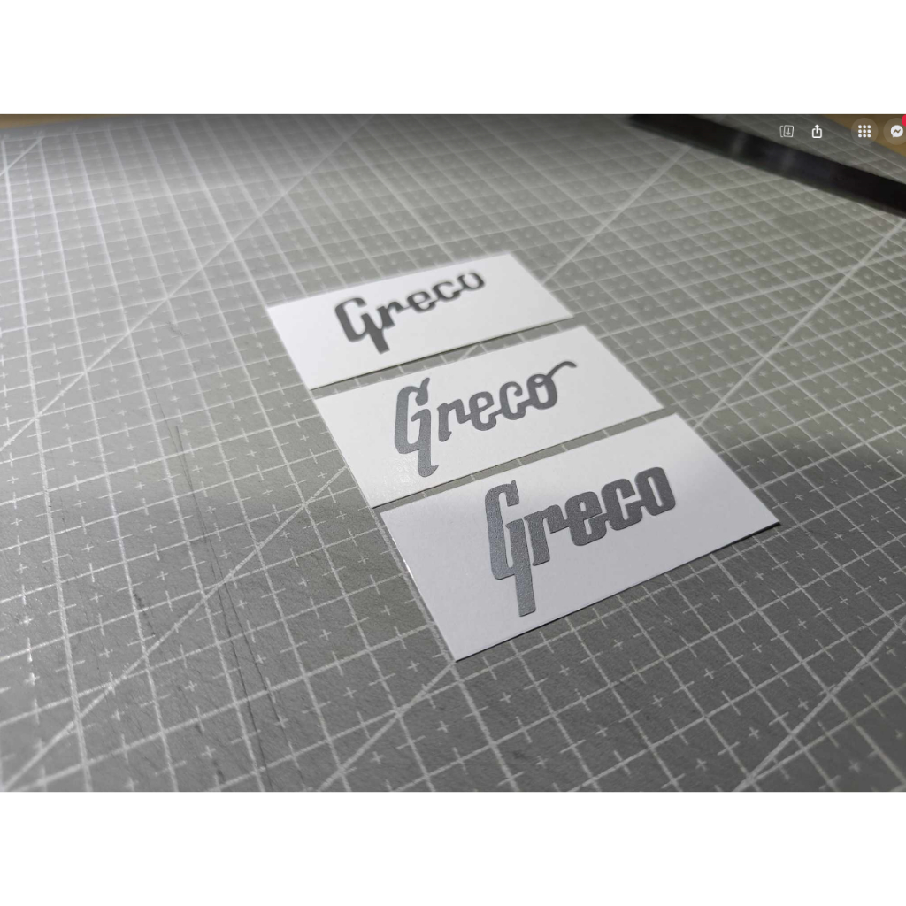 Greco Headstock Decal Sticker | Shopee Philippines