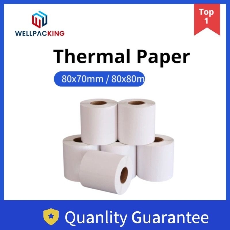 Thermal receipt paper 80x70mm/ 80x80mm glossy | Shopee Philippines