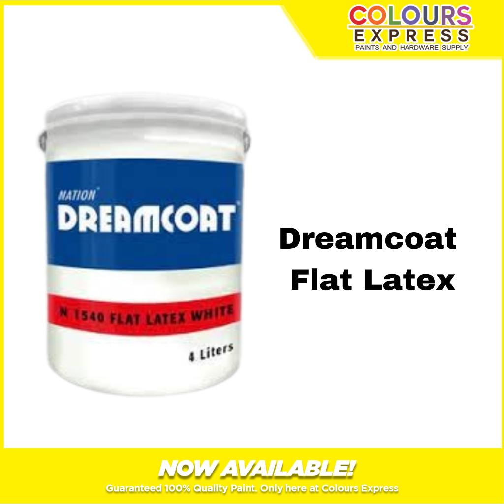 Nation Dreamcoat N-1540 Flat Latex White 4L | Shopee Philippines