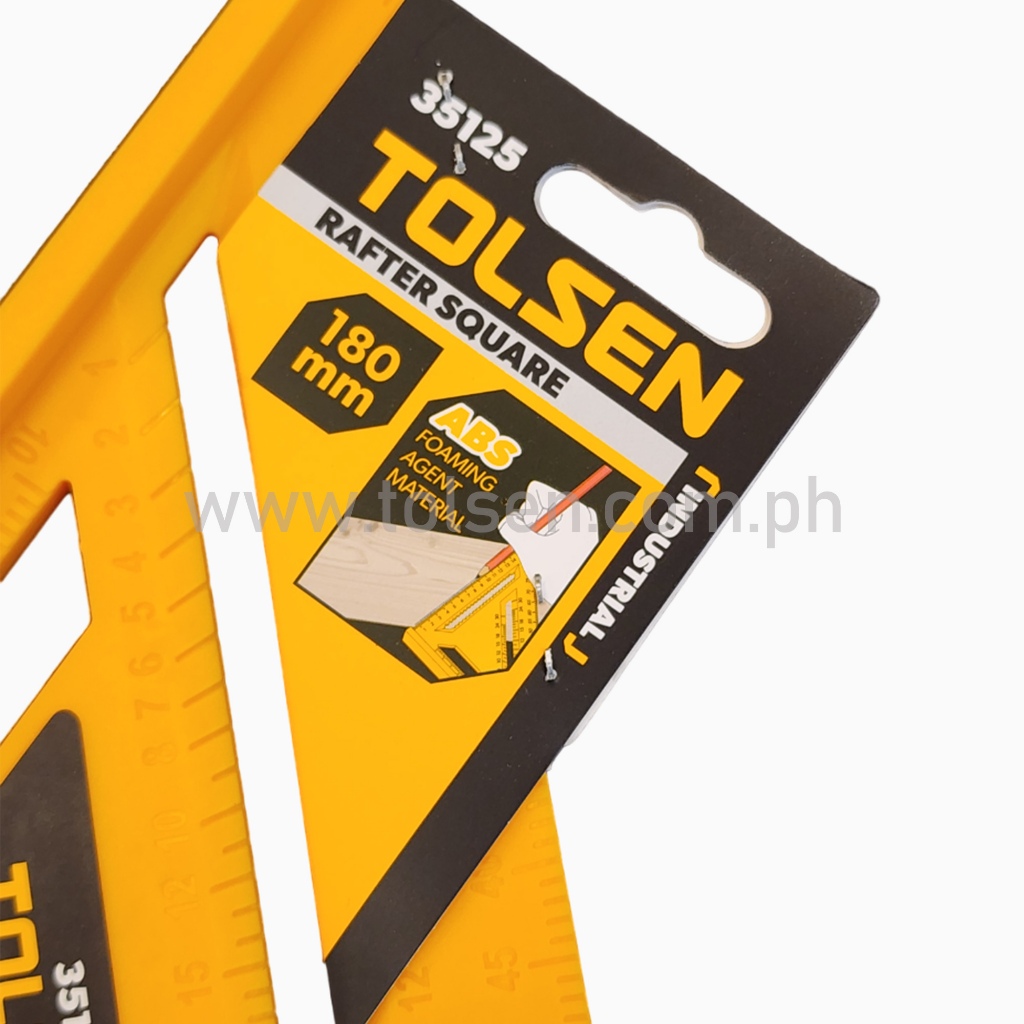 Tolsen Triangle Speed Angle Rafter Square Industrial Grade (180mm, 7 ...