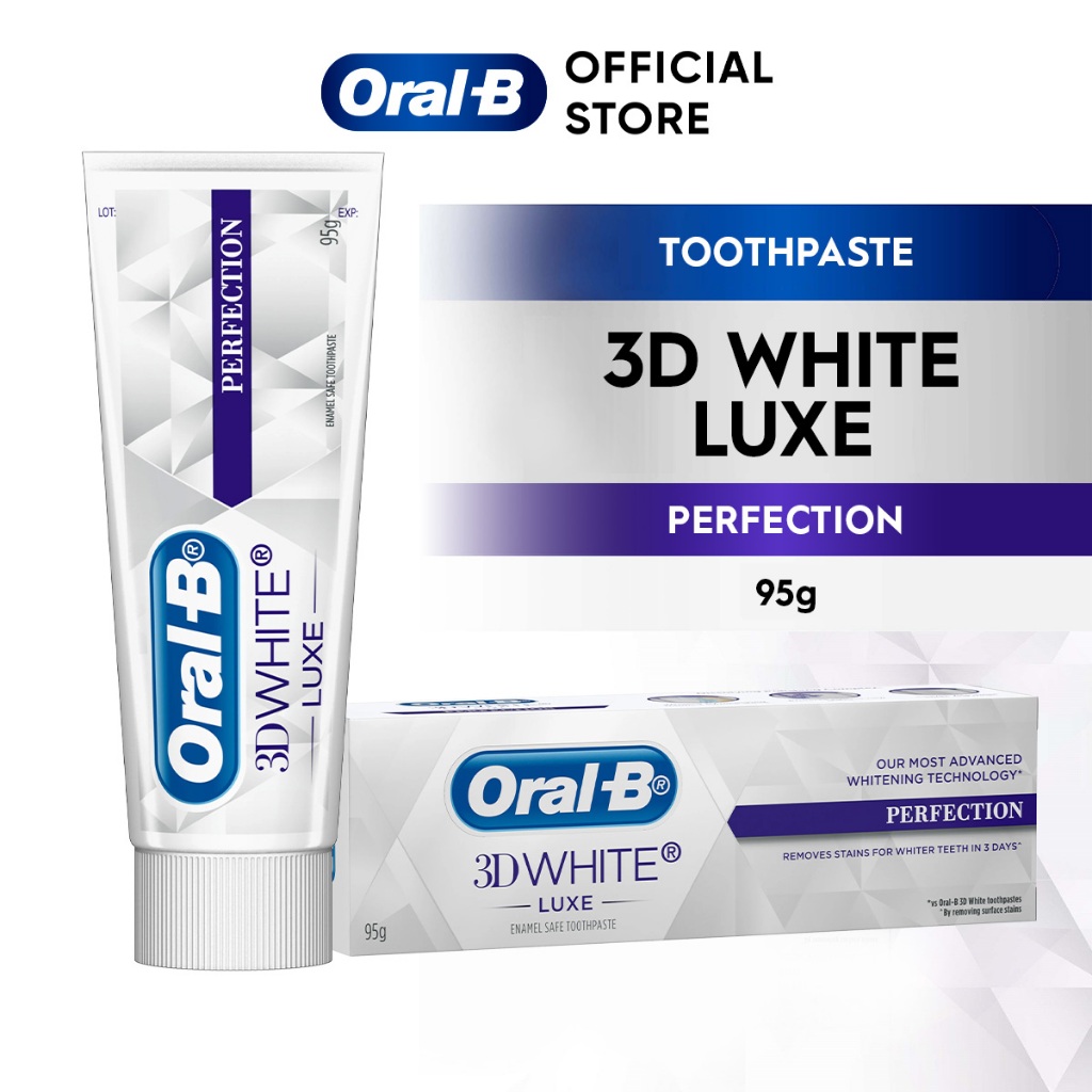 Oral-B 3D White Luxe Diamond Perfection Toothpaste 95g | Oral Care ...