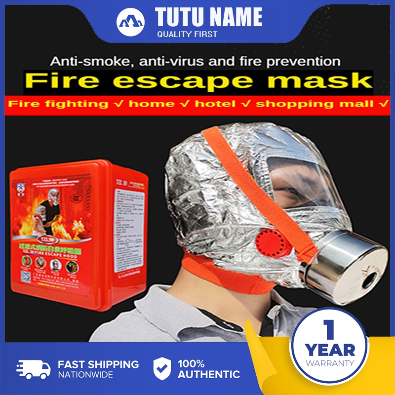 Safety Emergency Fire Escape Mask Smoke Respirator Mask Gas Mask ...