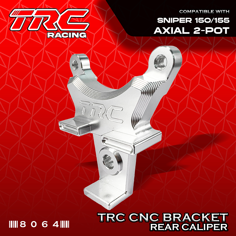 TRC Racing Axial 2-POT Brake Caliper Bracket SNIPER 150/155 CNC 8064 ...