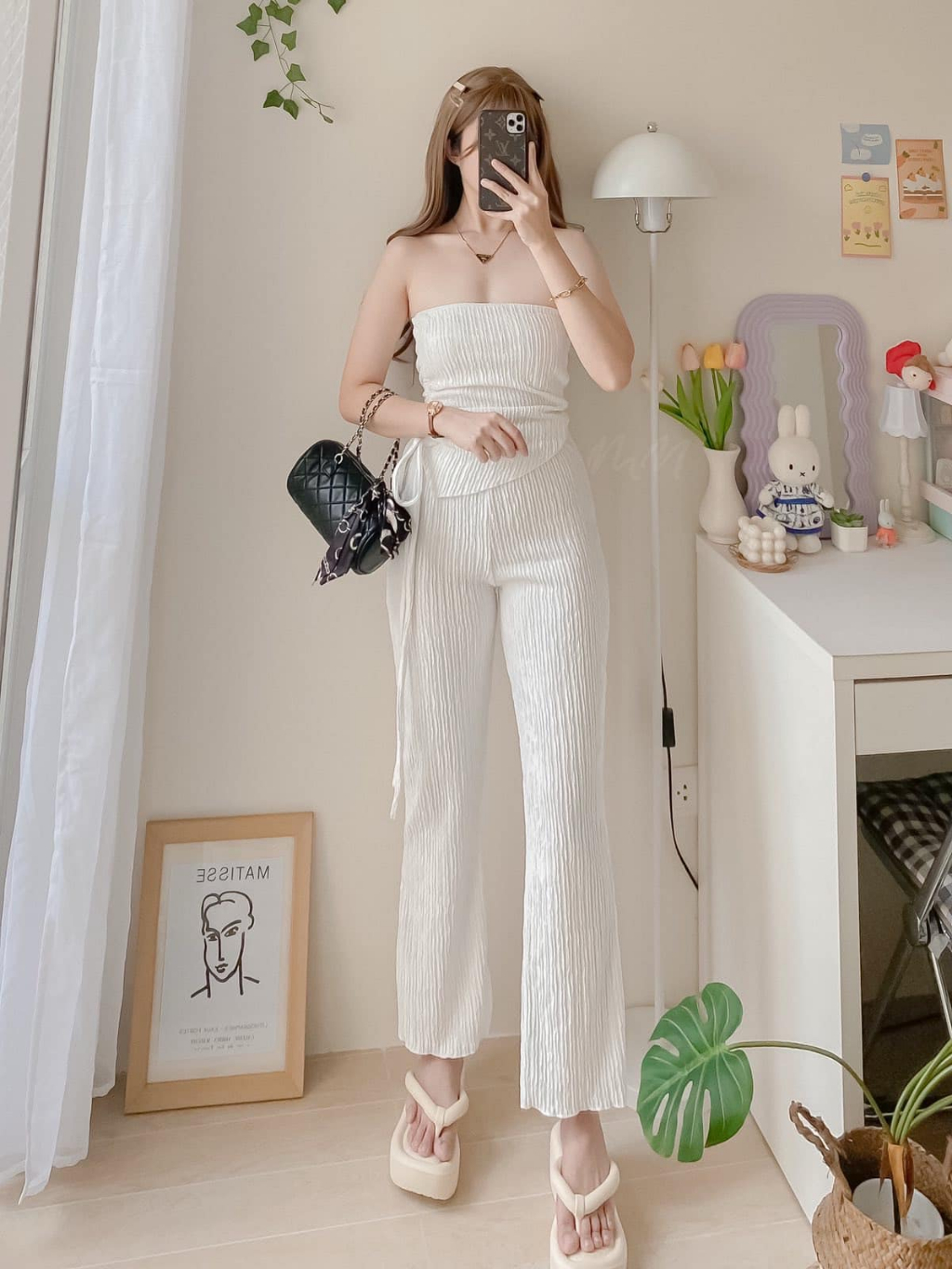 LTP LunaTube Terno Plain Pants Sets Coordinates/One size fit XS to ...