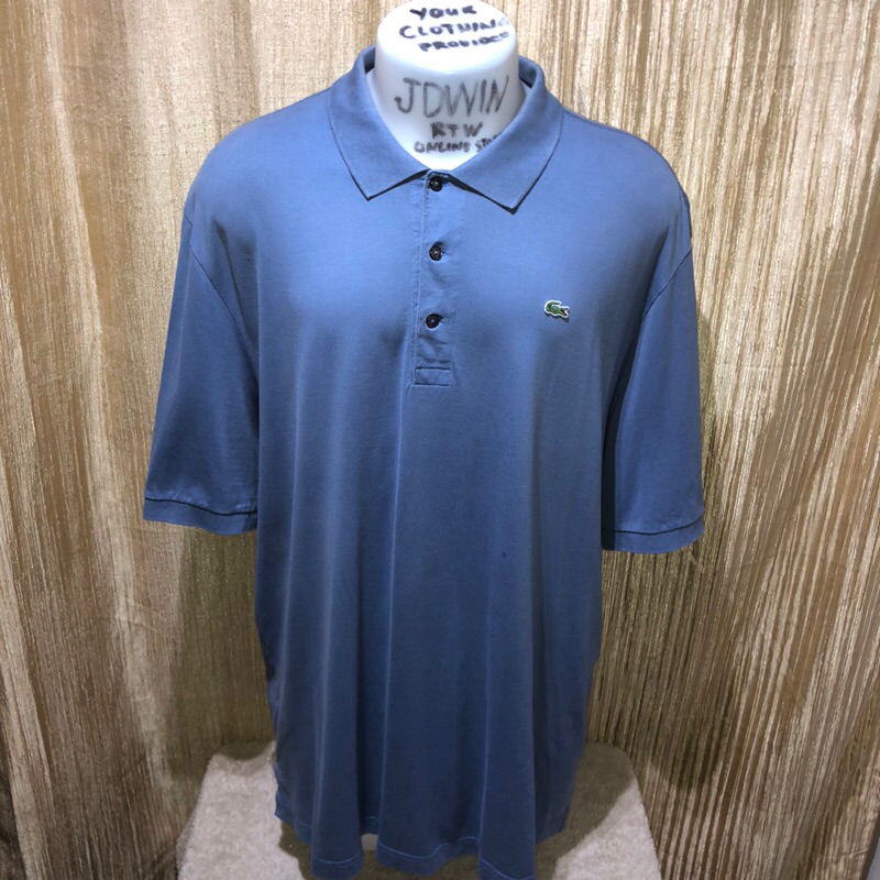 LACOSTE MEN'S POLO SHIRTS COLOR COLUMBIAN BLUE SIZE 4XL CLASSIC FIT 100 LEGIT Shopee Philippines