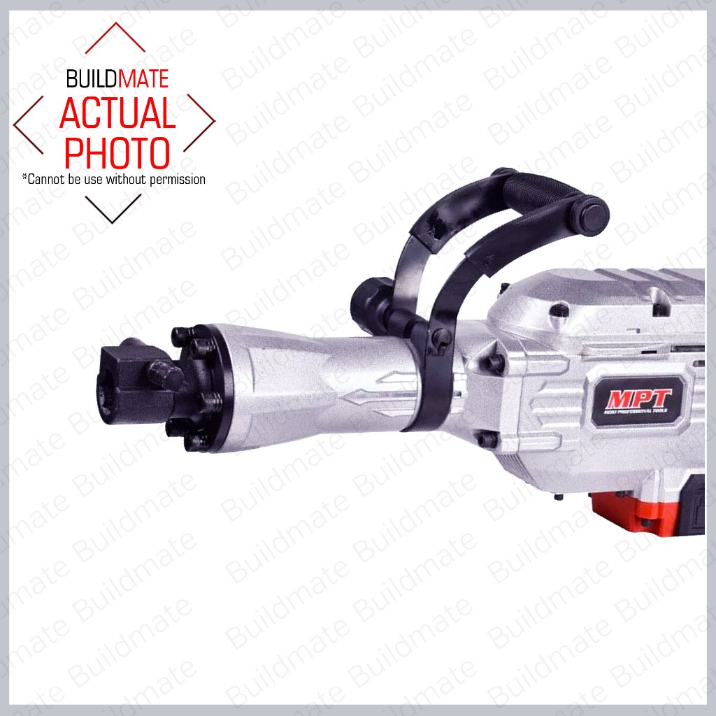 BUILDMATE MPT 1700W Demolition Hammer Chipping Gun Jack Hammer Concrete ...
