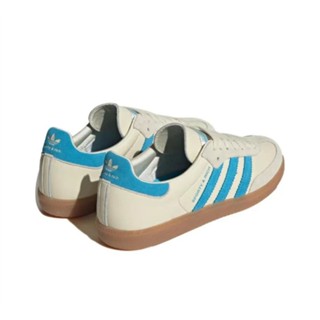 【100% original】Adidas Samba OG & Sporty Beige Blue IE7096 Unisex Low ...