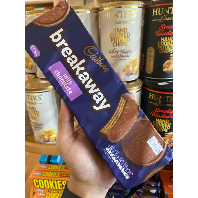 Cadbury Breakaway Milk Chocolate 180g | Shopee Philippines