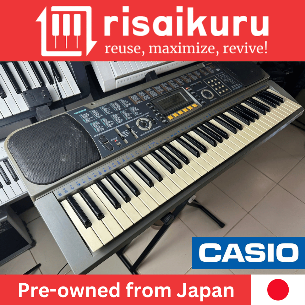 Casio CTK 601 High Grade 61 Keys Touch Response Piano Keyboard Organ ...