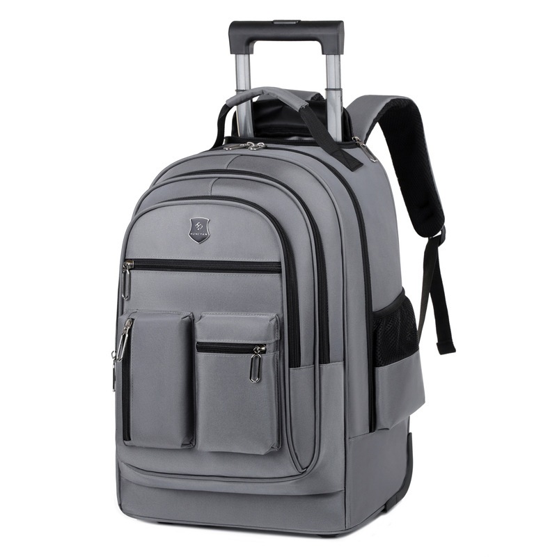 Large capacity rolling backpack best sale