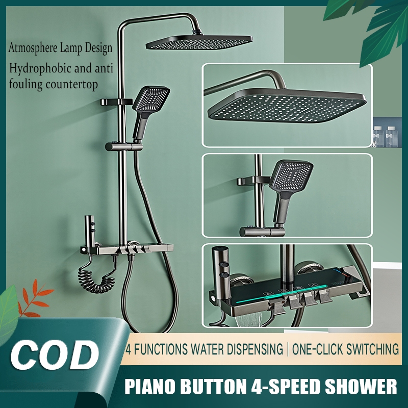 Shower Set Constant Temperature Smart LED Digital Temperature Display ...