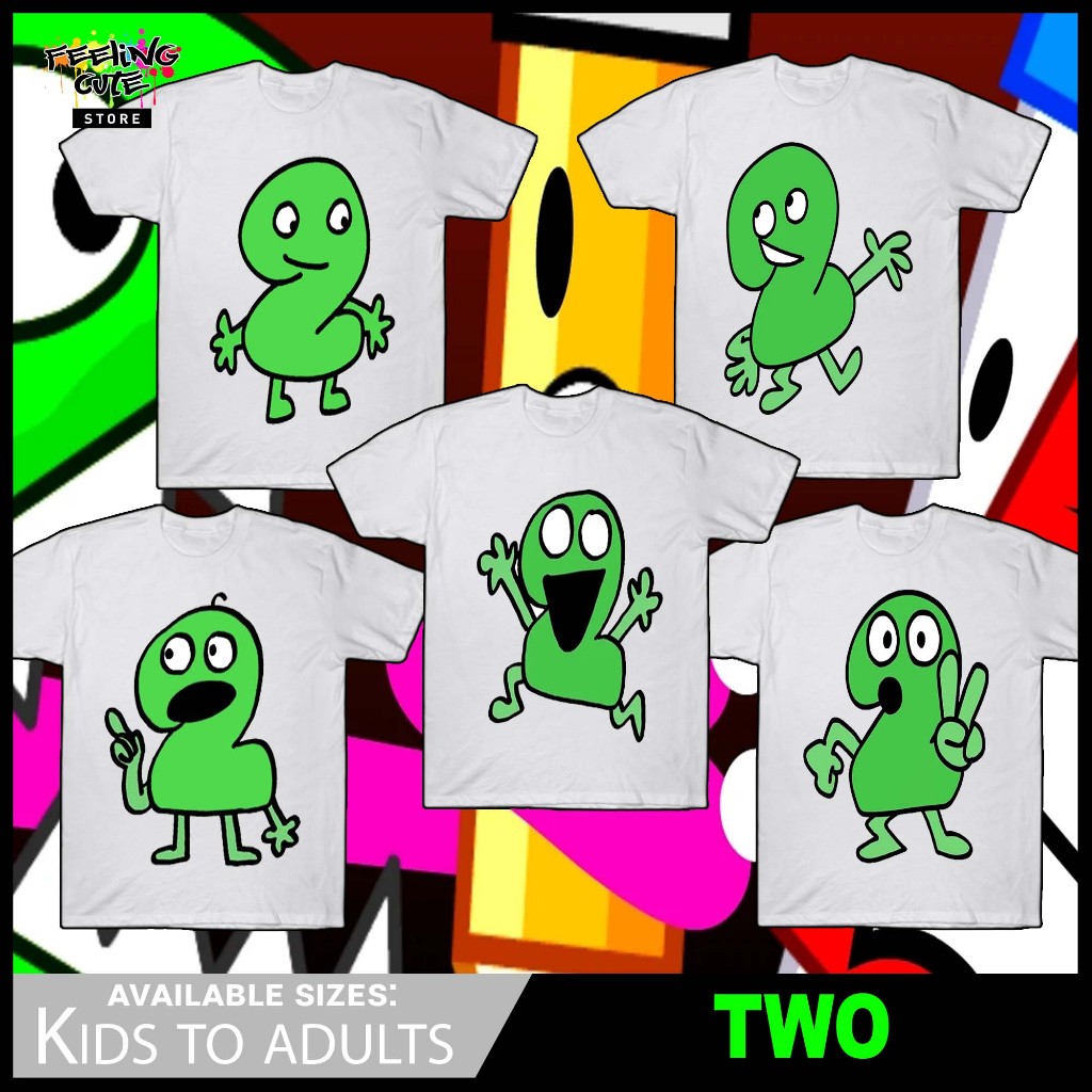 BATTLE FOR DREAM ISLAND BFDI Shirt for Kids to Adults Unisex | Shopee ...