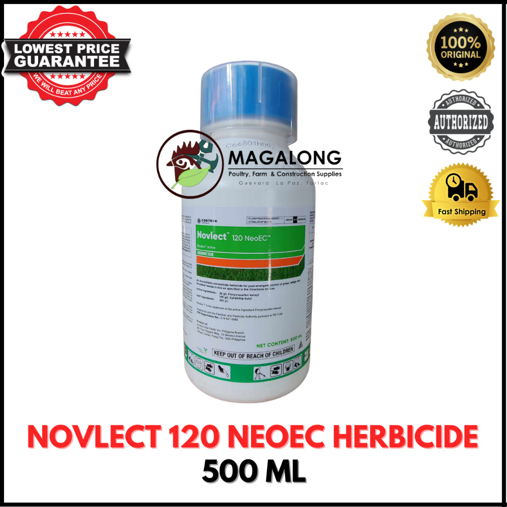 NOVLECT 120 NEOEC HEBRICIDE - 500 ML, 1 LITER | Shopee Philippines