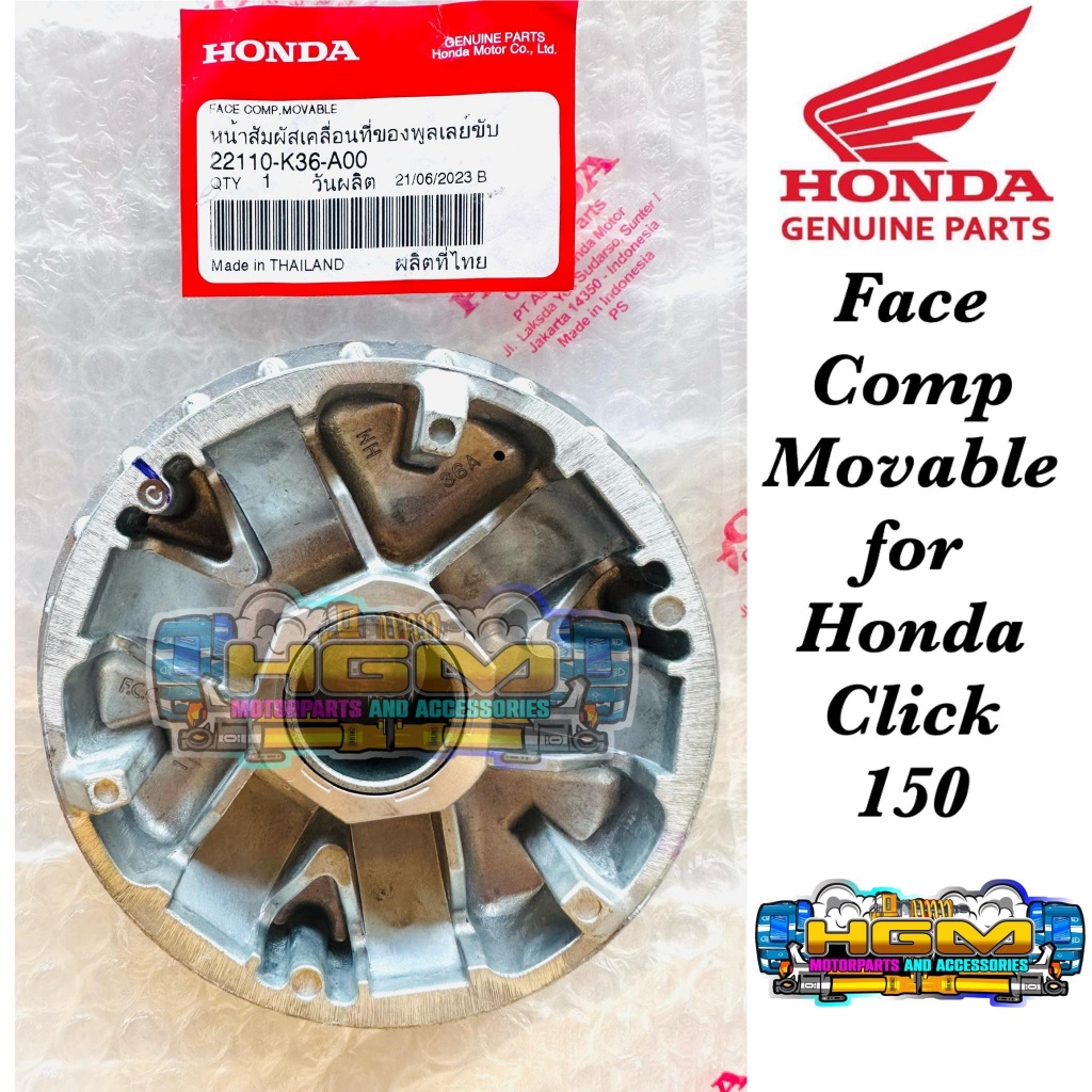 FACE COMP MOVEABLE DRIVE FOR HONDA CLICK 150 | 22110-K36-A00 | Shopee ...