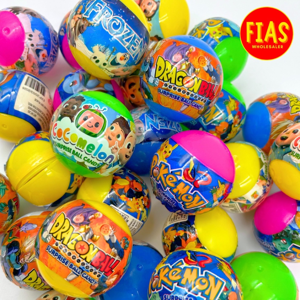 30 pcs Mixed Character Surprise Ball Candies | Shopee Philippines