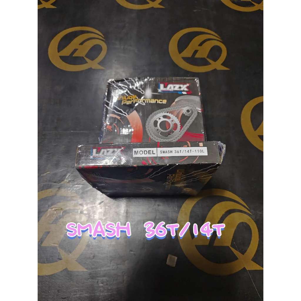 LAZX Chain Set All Size For Motorcycle Barako/Cb125/Xrm/Wave125/Fury ...