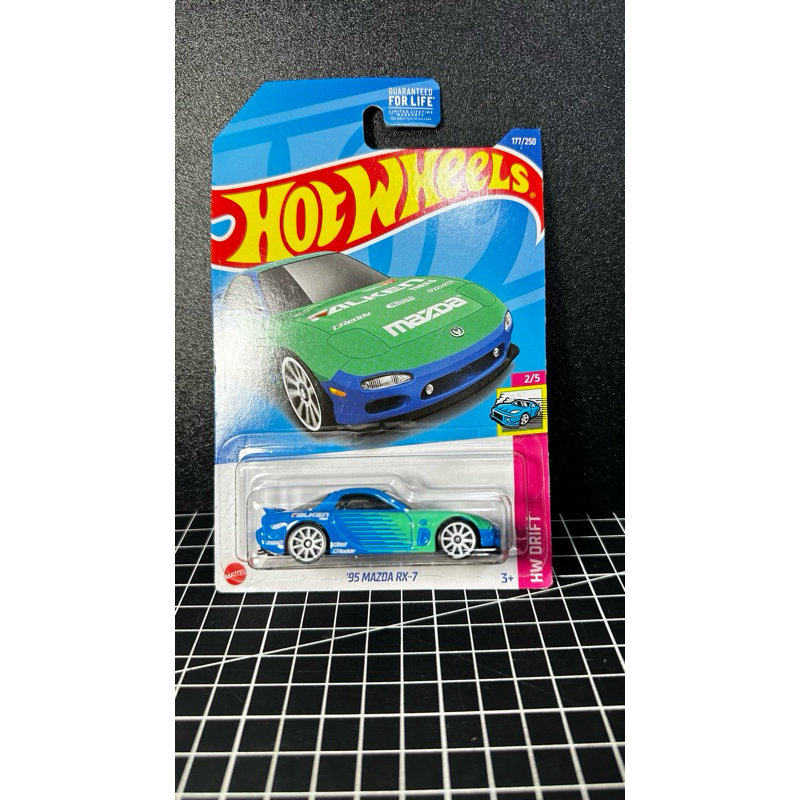 Falken Green/blue '95 Mazda Rx-7 Hot Wheels | Shopee Philippines