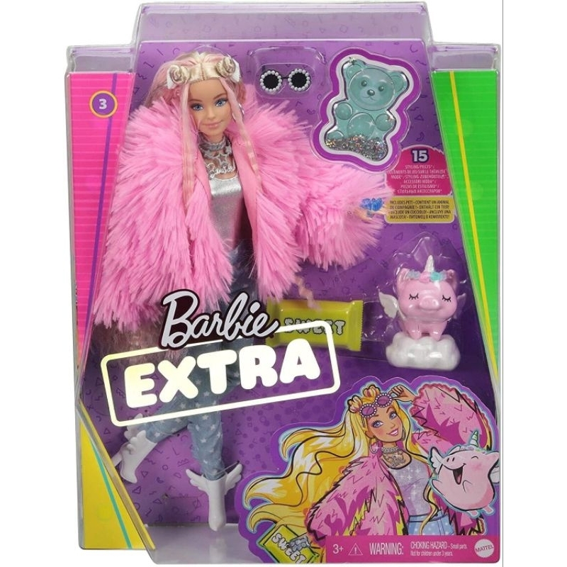 BARBIE EXTRA MINI Minis Hln45 Cheveux Bleus - Mattel EUR 12,39 - FR
