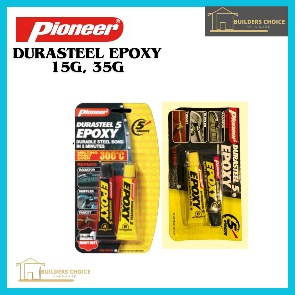 PIONEER DURASTEEL EPOXY 15G, 35G | Shopee Philippines