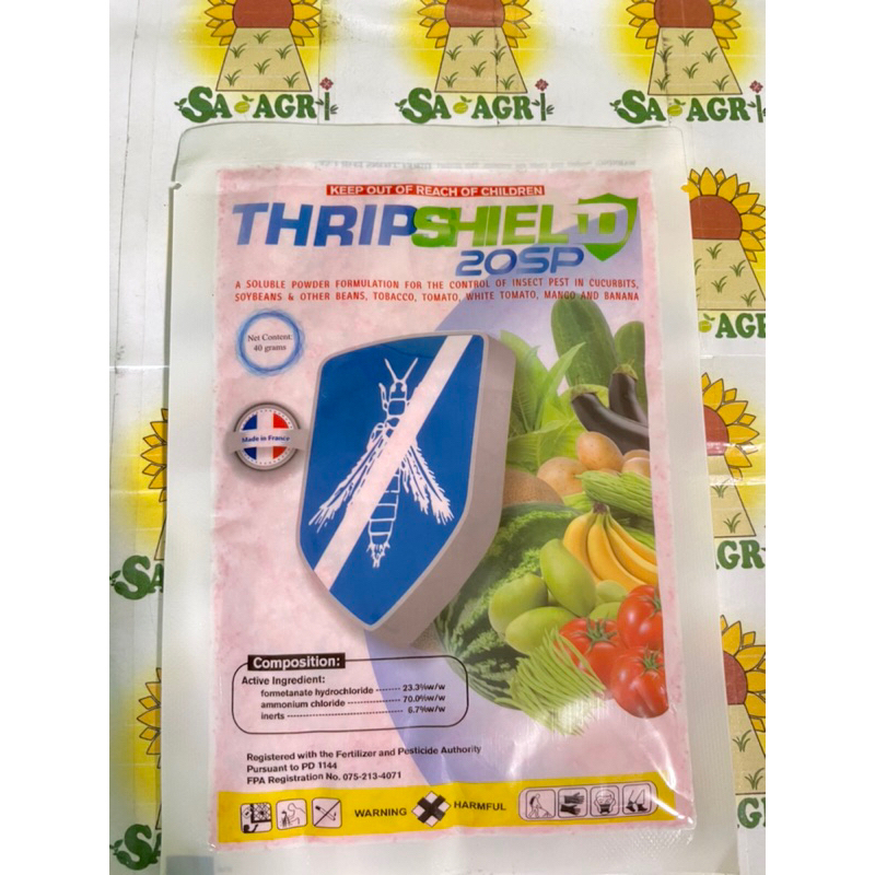 THRIPSHIELD 20SP FORMETENATE HYDROCHLORIDE / AMMONIUM CHLORIDE ...