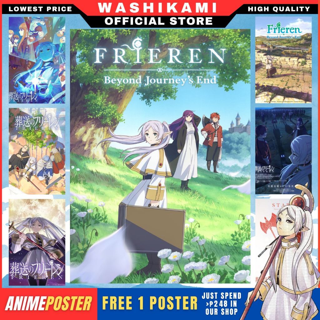 Frieren - Beyond Journey End : Official A4 Anime Posters / Sticker ...