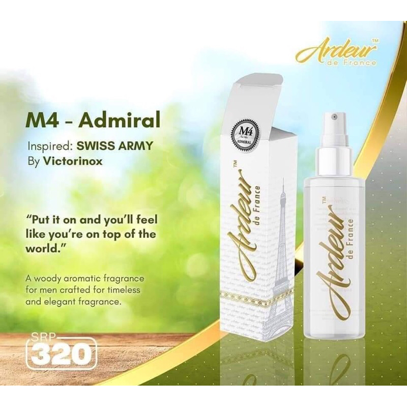 Ardeur De France Perfume for Men and Women(on hand) | Shopee Philippines