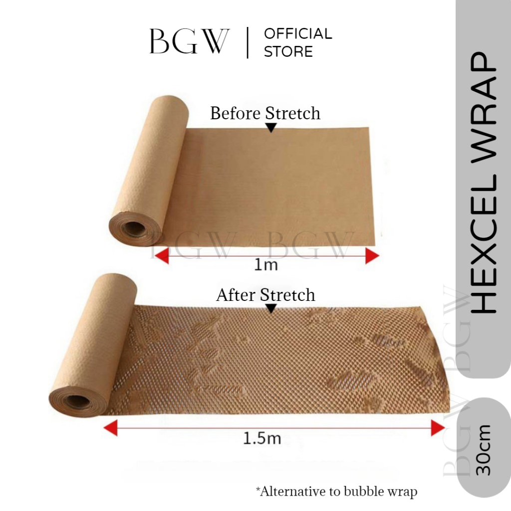 15PCS Paper Pallet Wrapper Hexcel Wrap Biodegradable Paper 30cm per ...