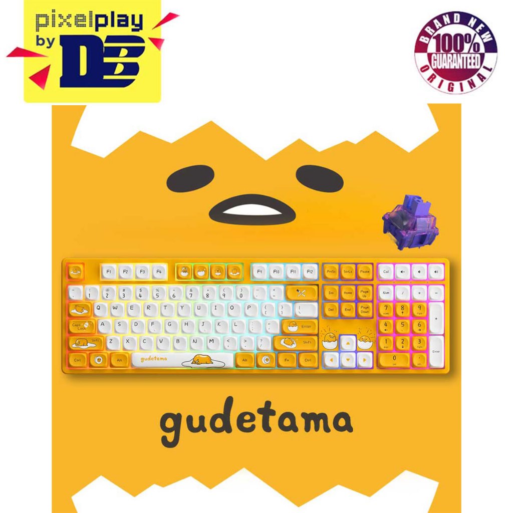 Akko Gudetama 5108 SE Multi-Mode RGB Hot-Swappable Mechanical Keyboard ...