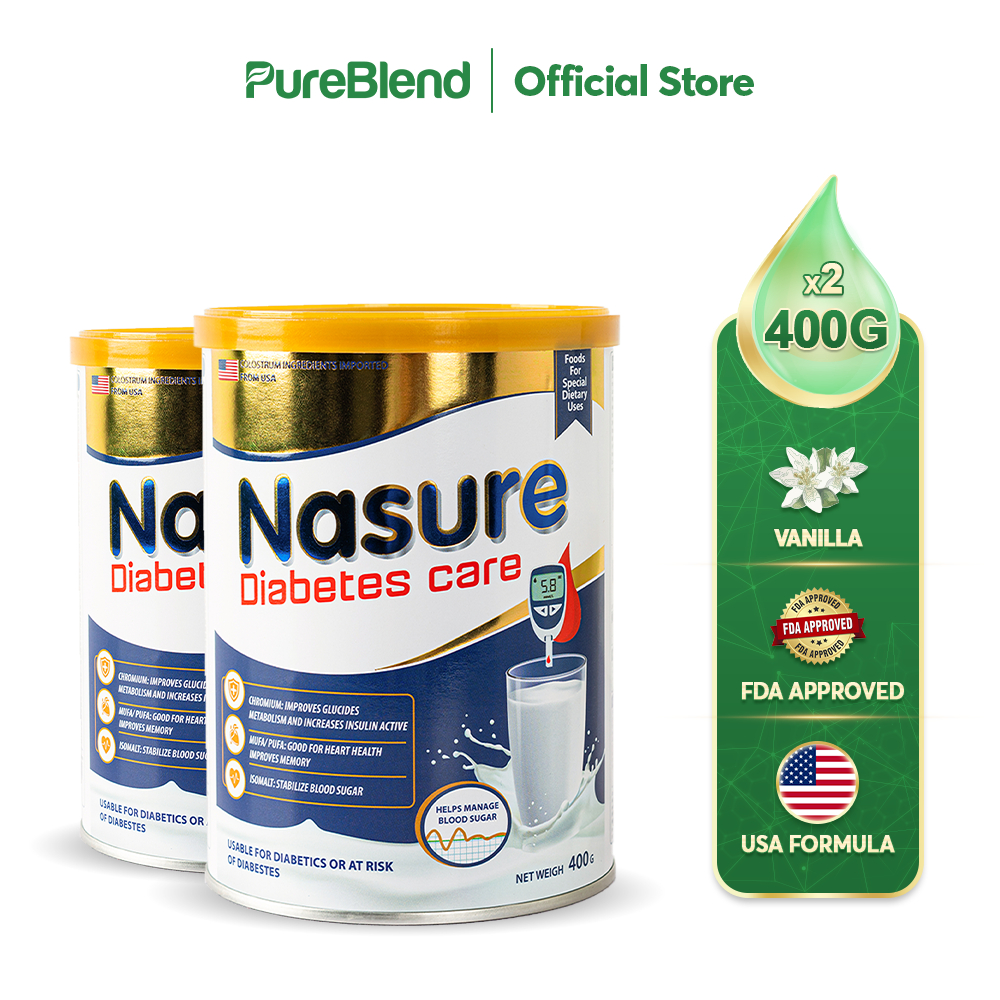 N A S U R E Original Milk for Diabetic Helps Control and Stabilize ...