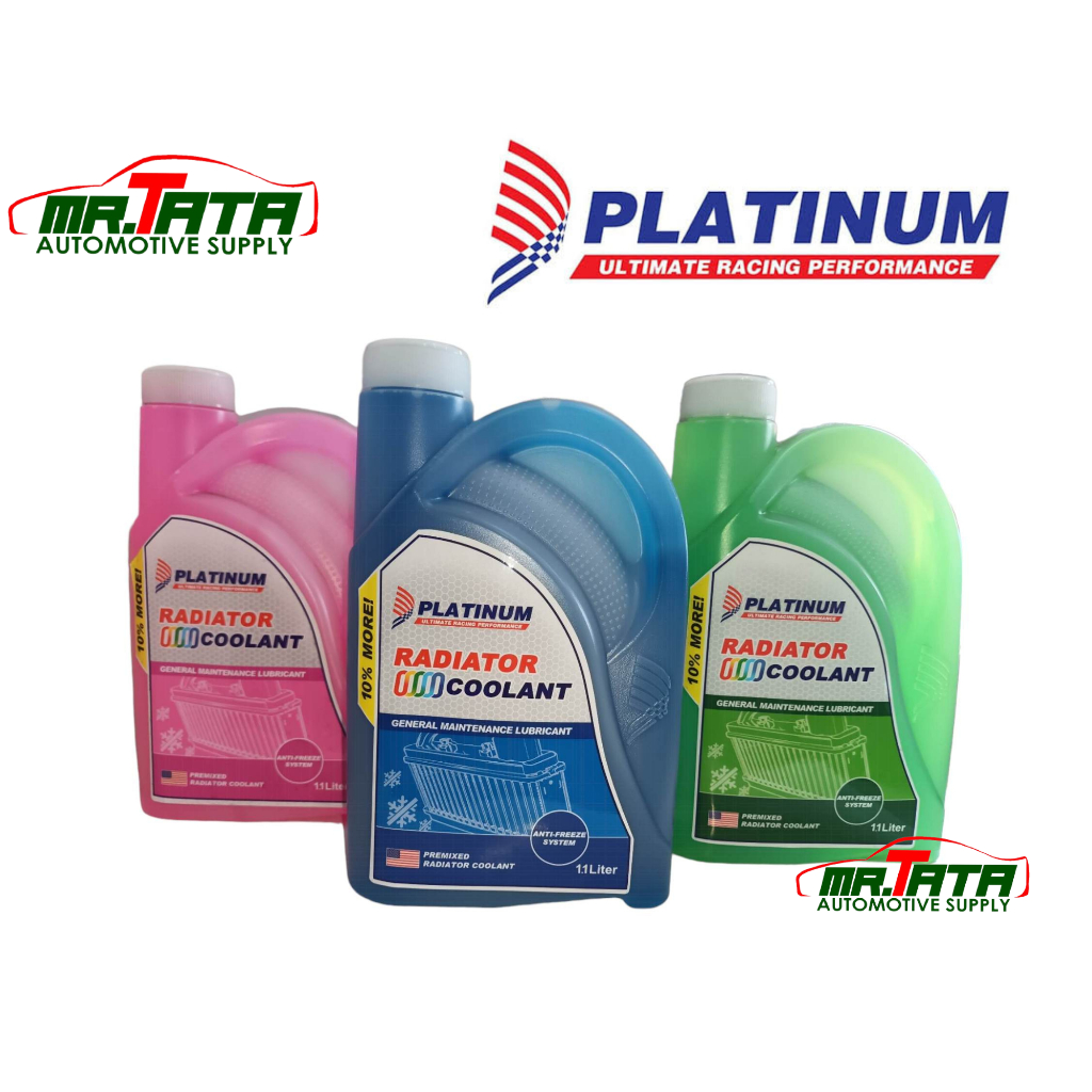 Platinum Radiator Long Life Coolant Pink , Blue , Green 1.1L (Ready to ...