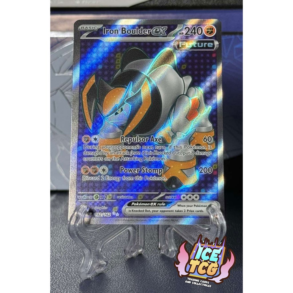 Iron Boulder ex - 192/162 - Full Art Secret Rare (TEF) | Shopee Philippines