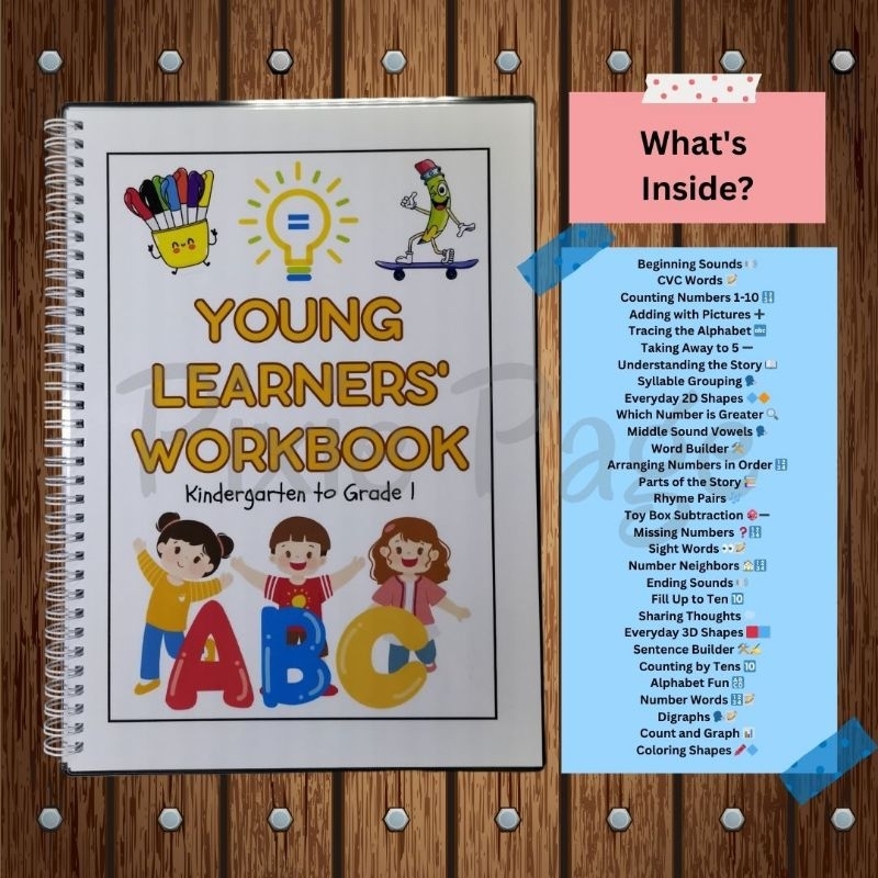Worksheet for Young Learners | Shopee Philippines