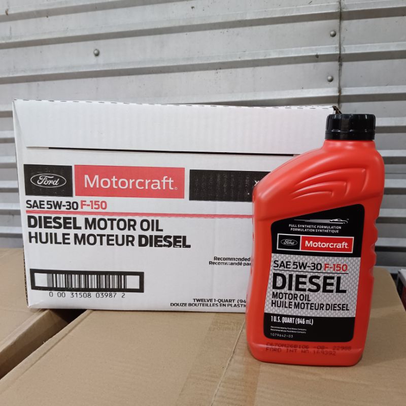 Ford Motorcraft 5w30 F-150 Diesel Engine Oil 1L (XO-5W30-QFS) | Shopee ...