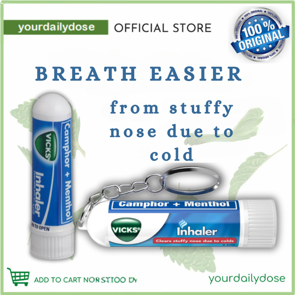 Vicks Inhaler Cold and Cough Control STICK/KEYCHAIN | Shopee Philippines