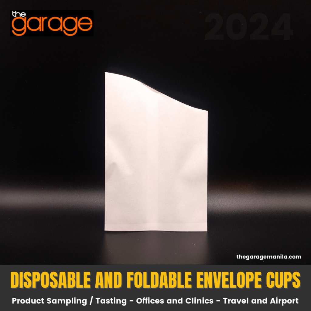 DISPOSABLE and Foldable Envelope CUPS trade show cups travel cups ...