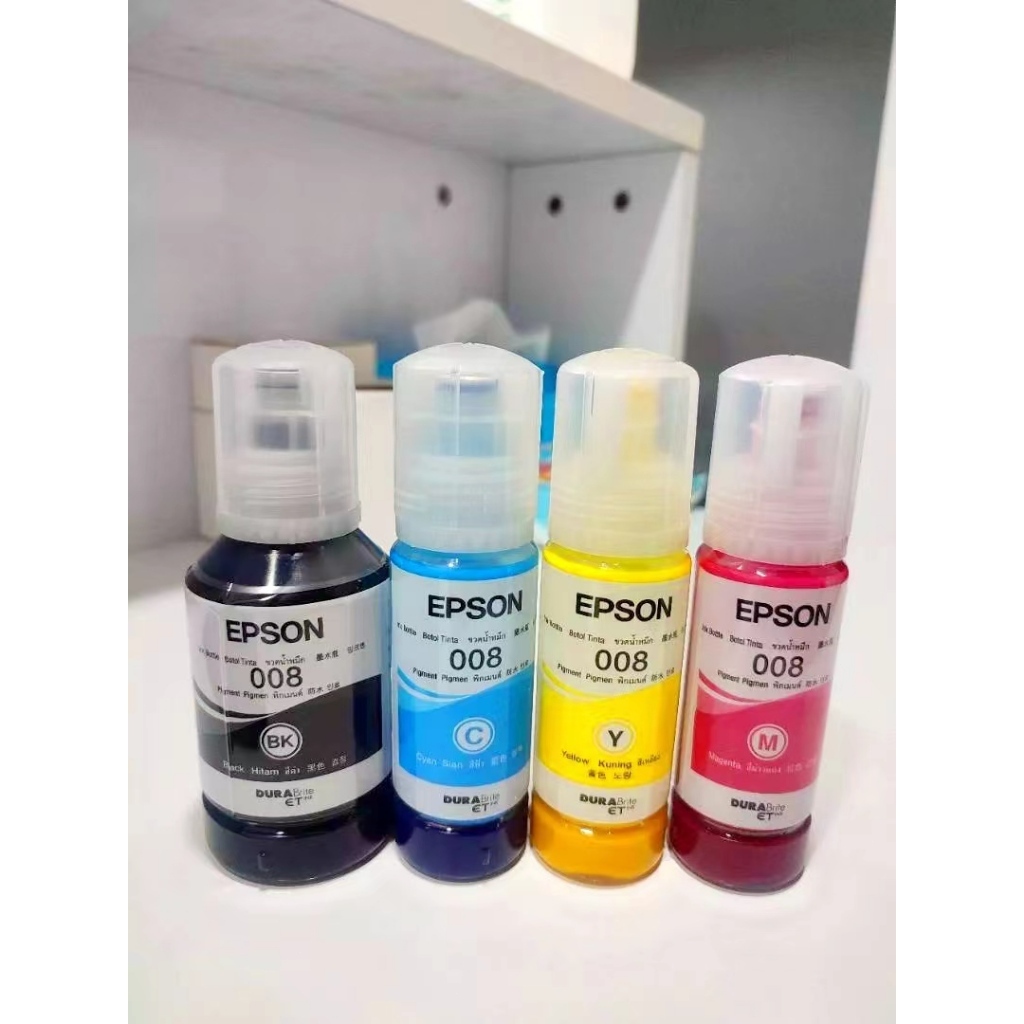 For Epson 008 Ink Bottle Set for L15150 L15160 G100 G200 G300 G400 ...