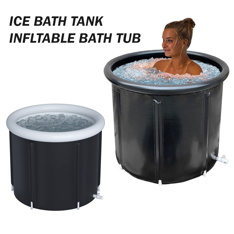 Inflatable Ice Bath Tub for Sports Injury Recovery Ice Plunge Tank ...