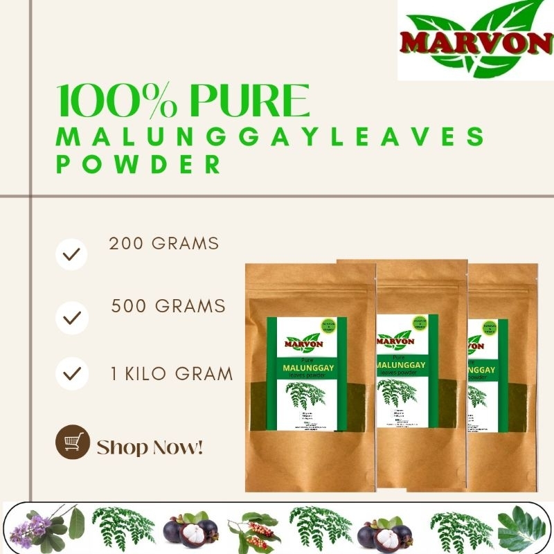Malunggay / Moringa leaves powder/ flakes | Shopee Philippines