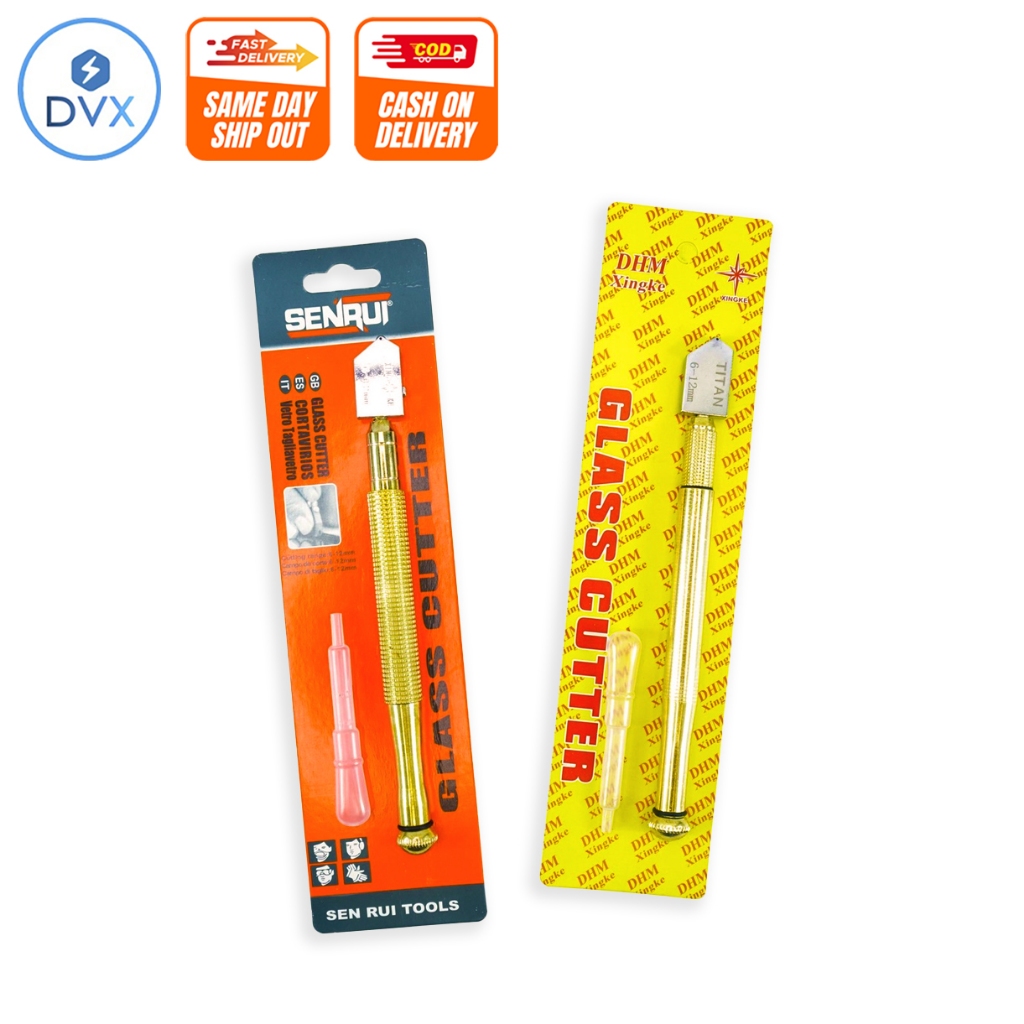 COD DVX Heavy Duty / Standard Manual Glass Cutter Tool Set Pencil Style ...