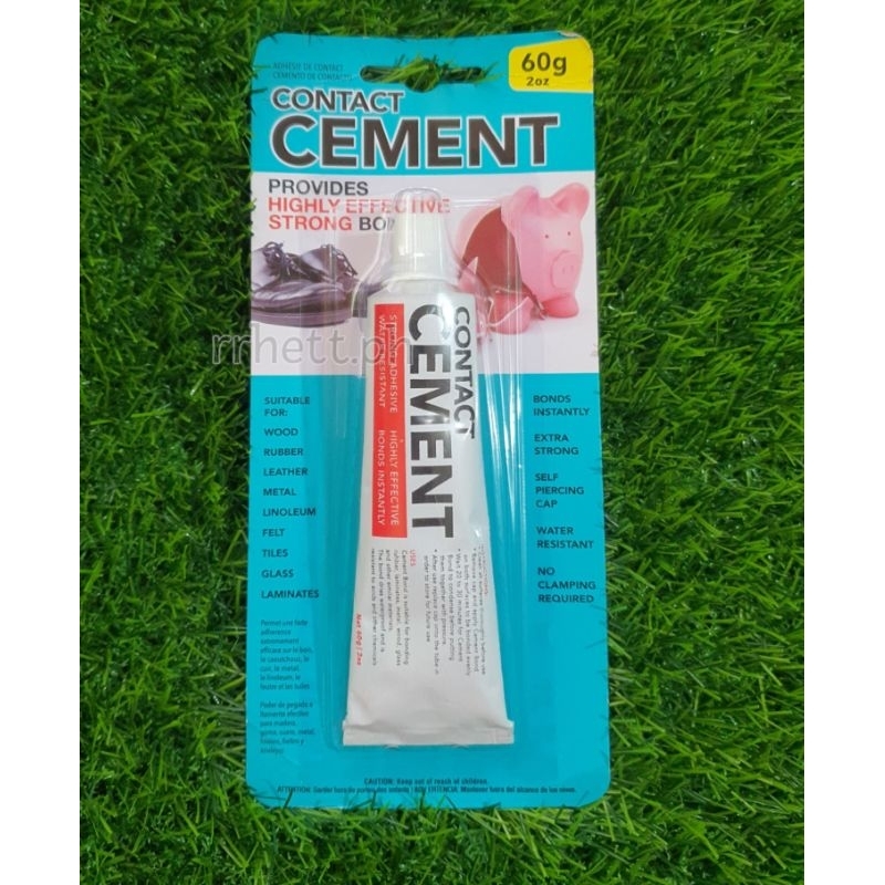 rrhett.ph 60g CONTACT CEMENT FLEXIBLE SUPER GLUE BONDS METAL SHOES
