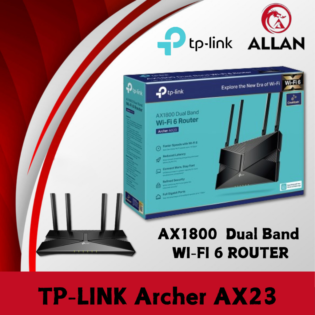TP-LINK Archer AX23 AX1800 Dual-Band Wi-Fi 6 Router | Shopee Philippines