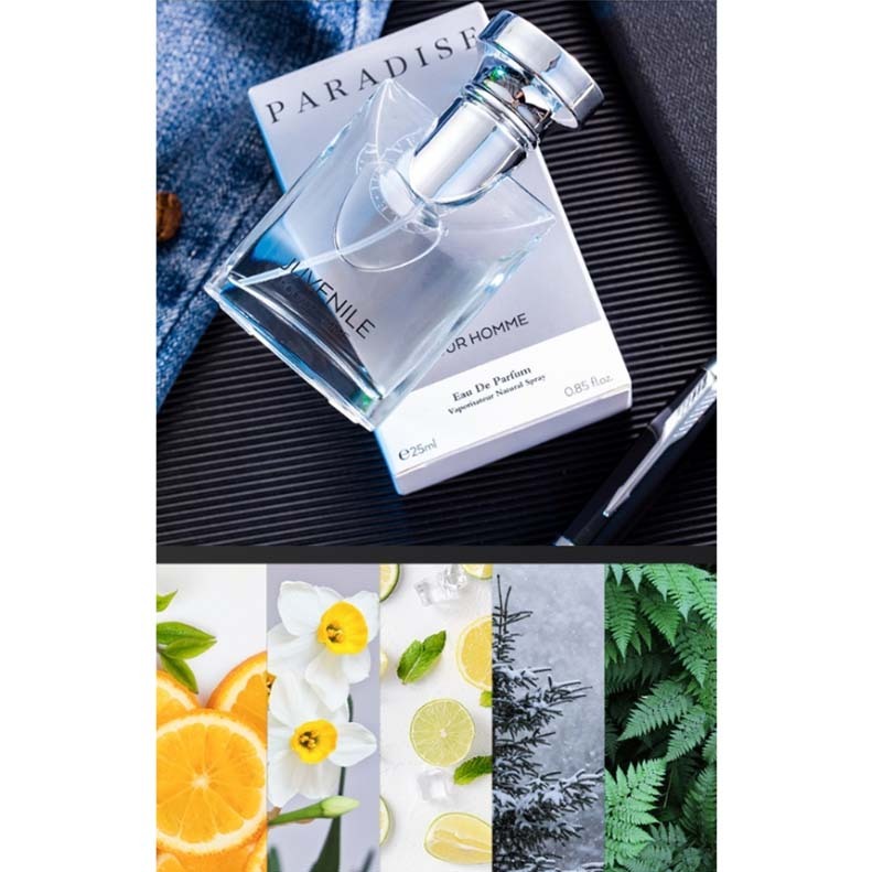 Men's Fragrance Lasting Fragrance Silver Spring Perfume gift box set 4 ...