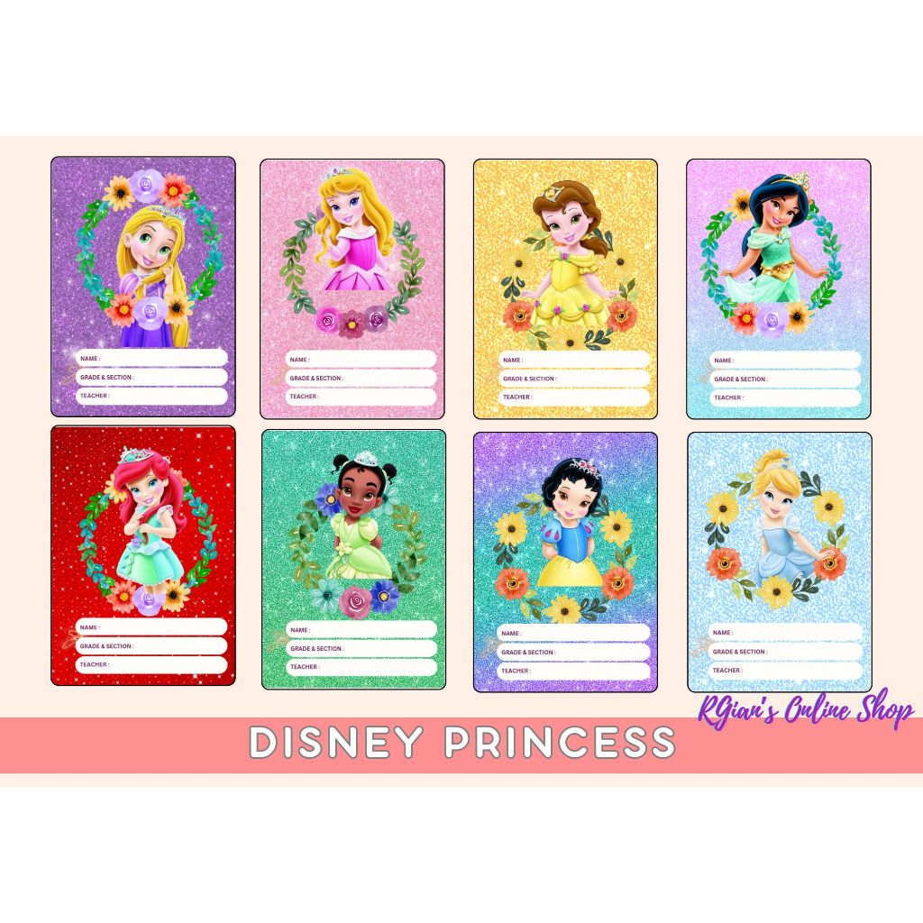 DISNEY PRINCESS NOTEBOOK (WRITING 1,2,3, COMPOSITION) | Shopee Philippines