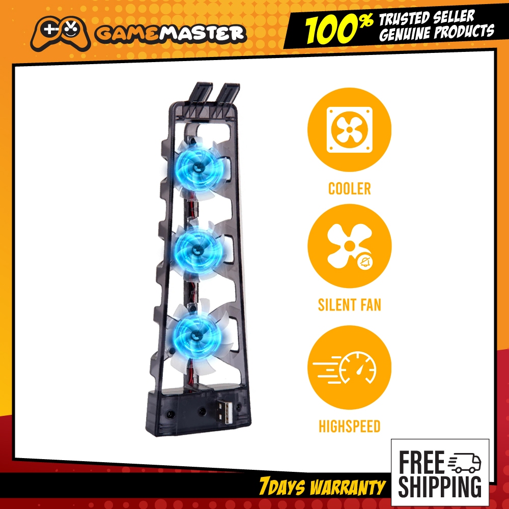 Dobe P5 Cooling Fan with LED Light Silent Cooler Fan for Disc and ...