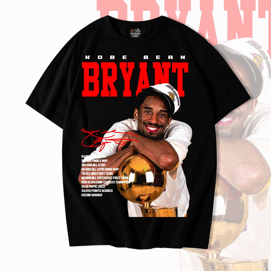 Oversized Shirts Unisex Kobe Bryant T shirt American Size Cotton Kobe Champion T shirt Kobe Shirt Shopee Philippines
