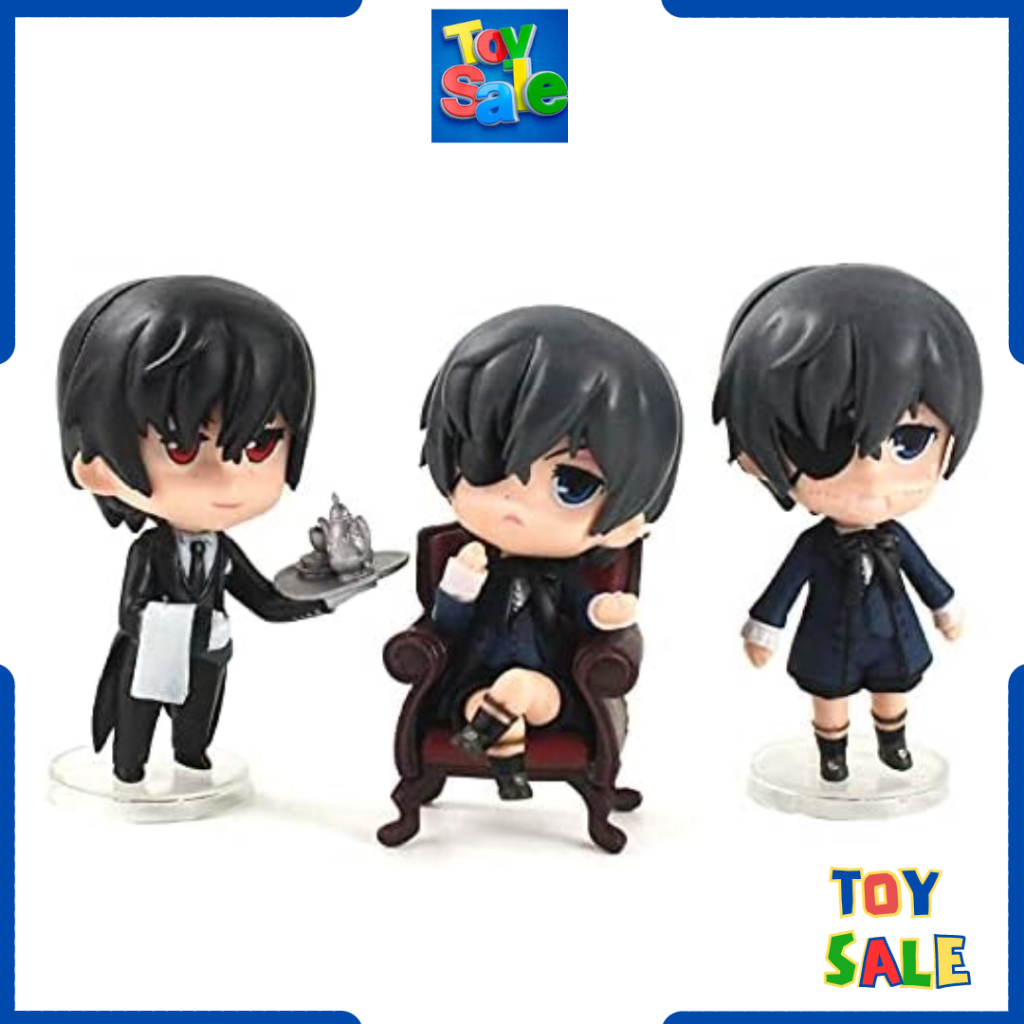 Set De 9 Badges Metal Anime Black Butler (Sebastian & Ciel) - 58mm, Pour Cosplay, Sac, Déco - 10