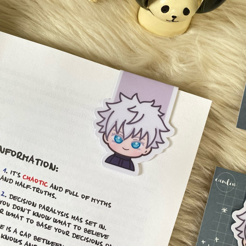 Gojo Satoru Anime Jujutsu Kaisen Magnetic Bookmarks | Shopee Philippines
