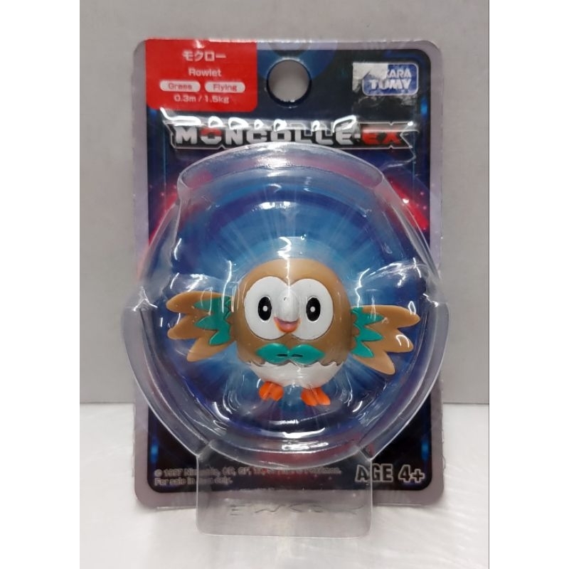 Takara Tomy Pokemon Moncolle-Ex Rowlet Mini Figure | Shopee Philippines